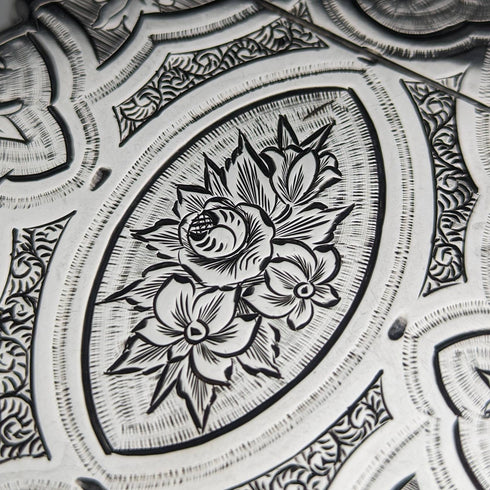 1871 British antique sterling silver card case 59g GEORGE UNITE